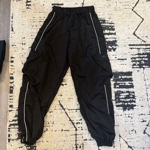 Shein windbreaker pants and reflective